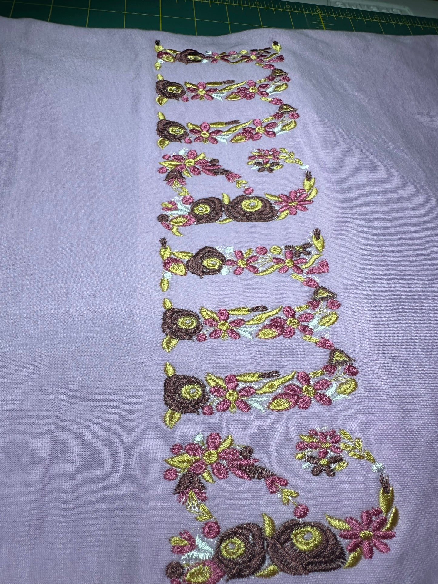 Mama/Mom/Nana/Mimi/Gigi embroidered floral design
