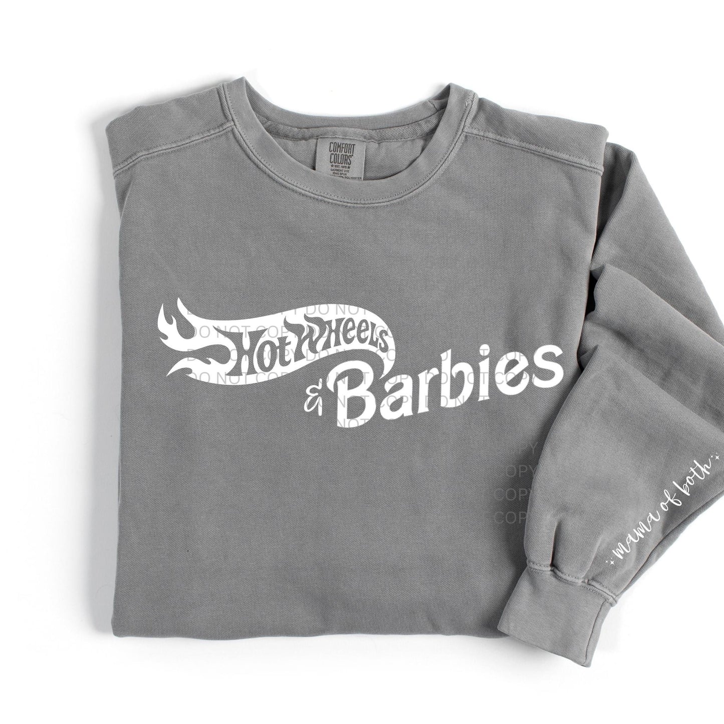 Hot wheels & barbies mom of both