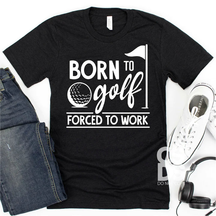 Born to golf forced to work