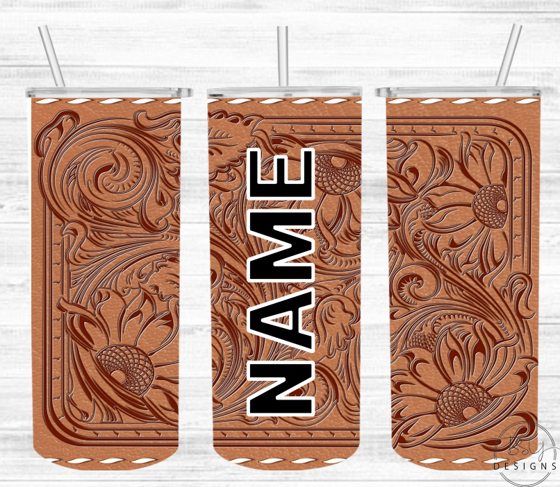 Tooled leather customizable