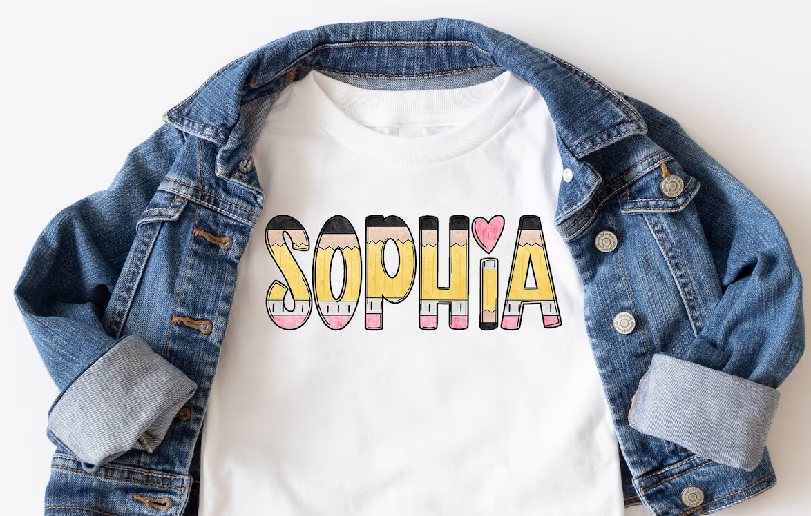 Custom Pencil Tee for student or teacher!