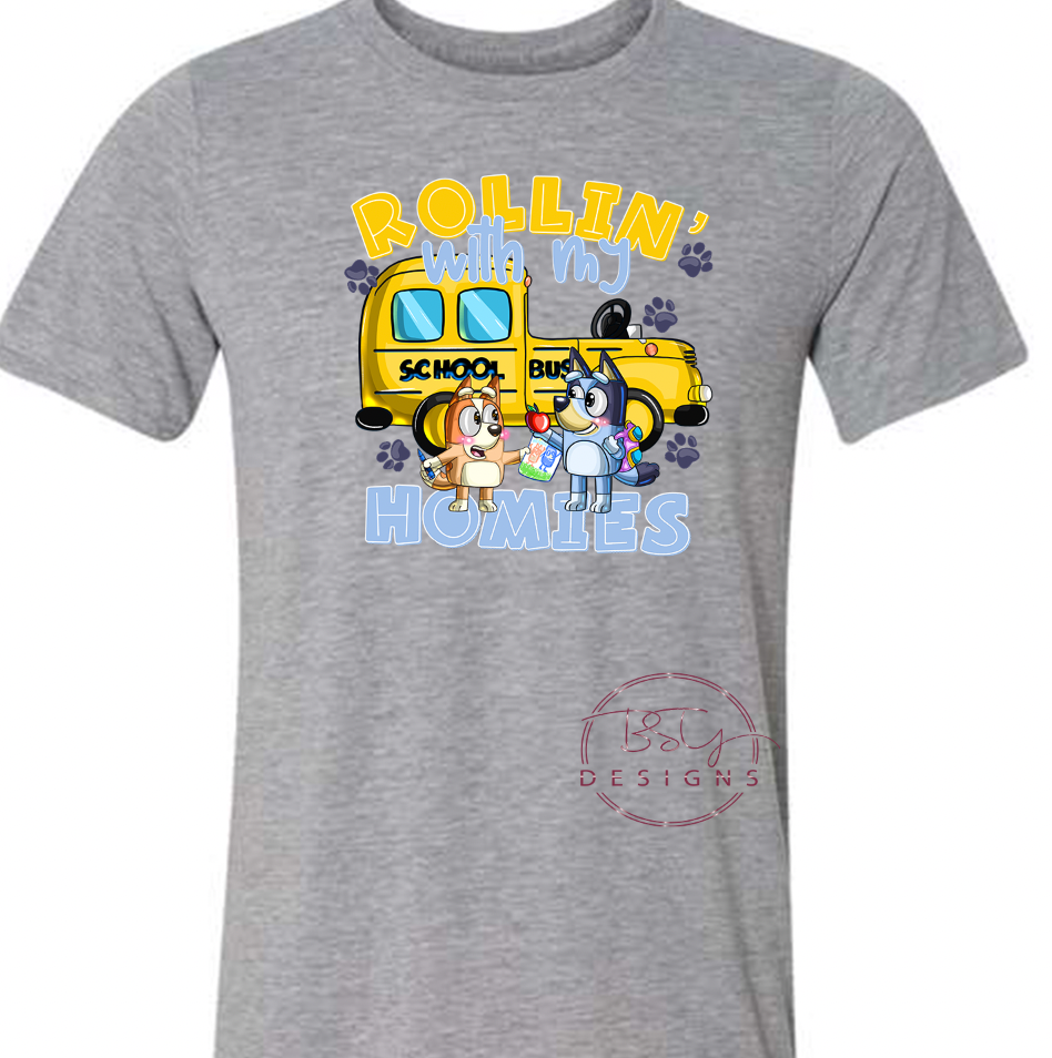 Rollin' with my homies..Bluey