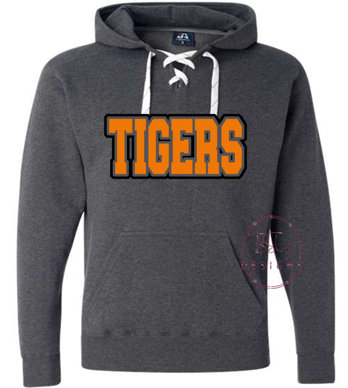 Tigers lace up hoodie