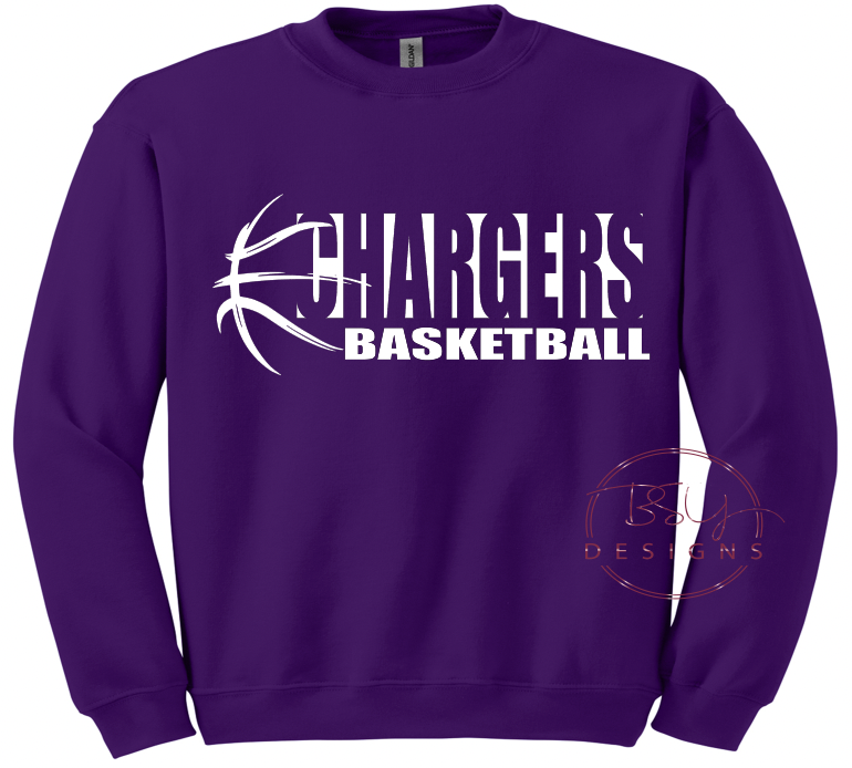 Charger basketball cut out