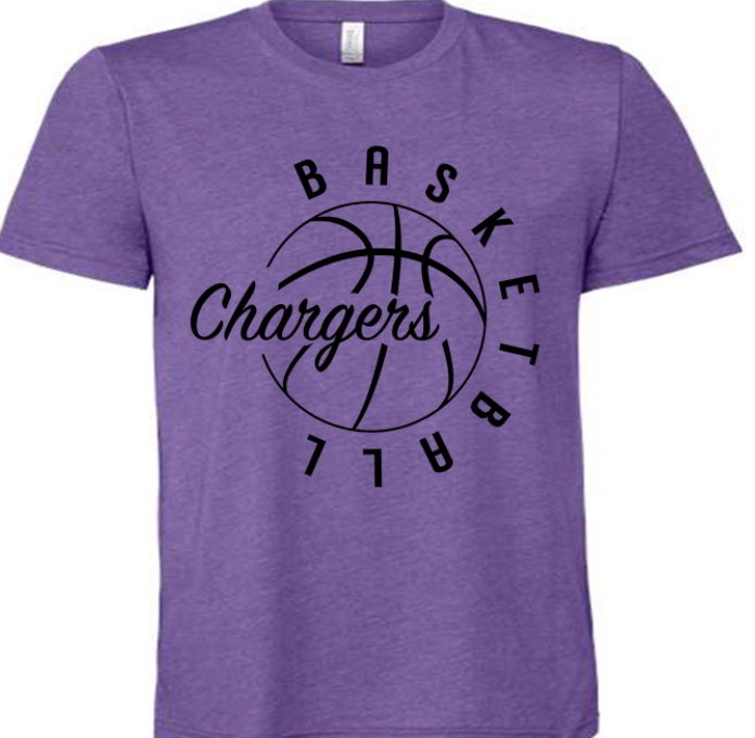 Chargers basketball circle
