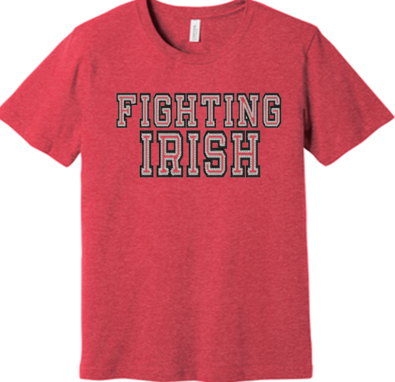 Chain stitch Fighting Irish