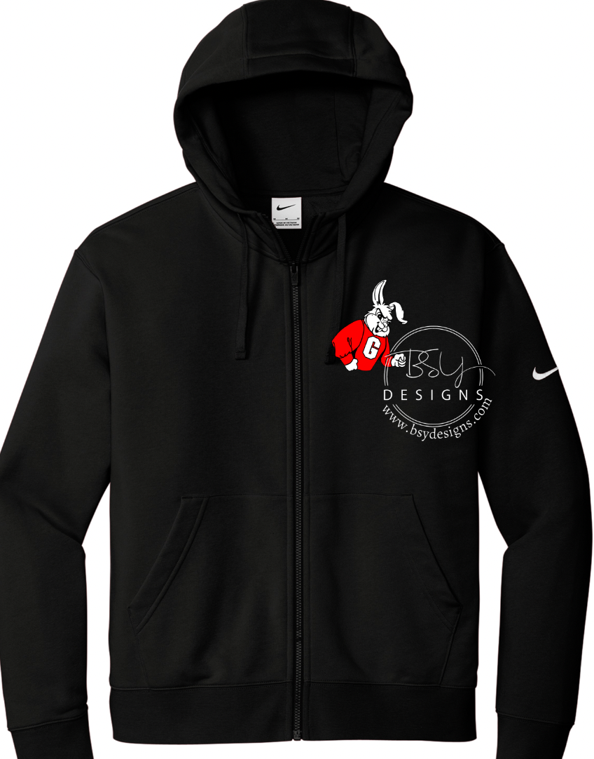 Gettysburg Battler Nike full zip with logo