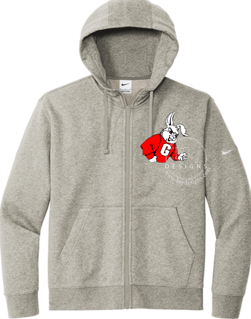 Gettysburg Battler Nike full zip with logo