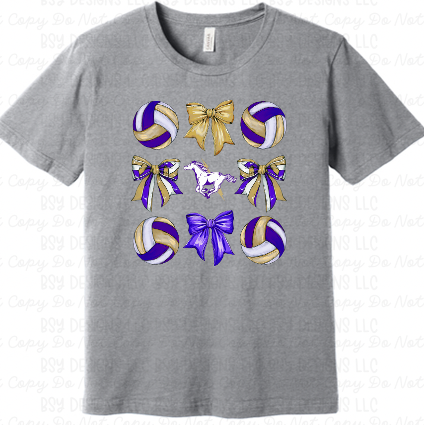 Sully Buttes Charger Volleyball Bows