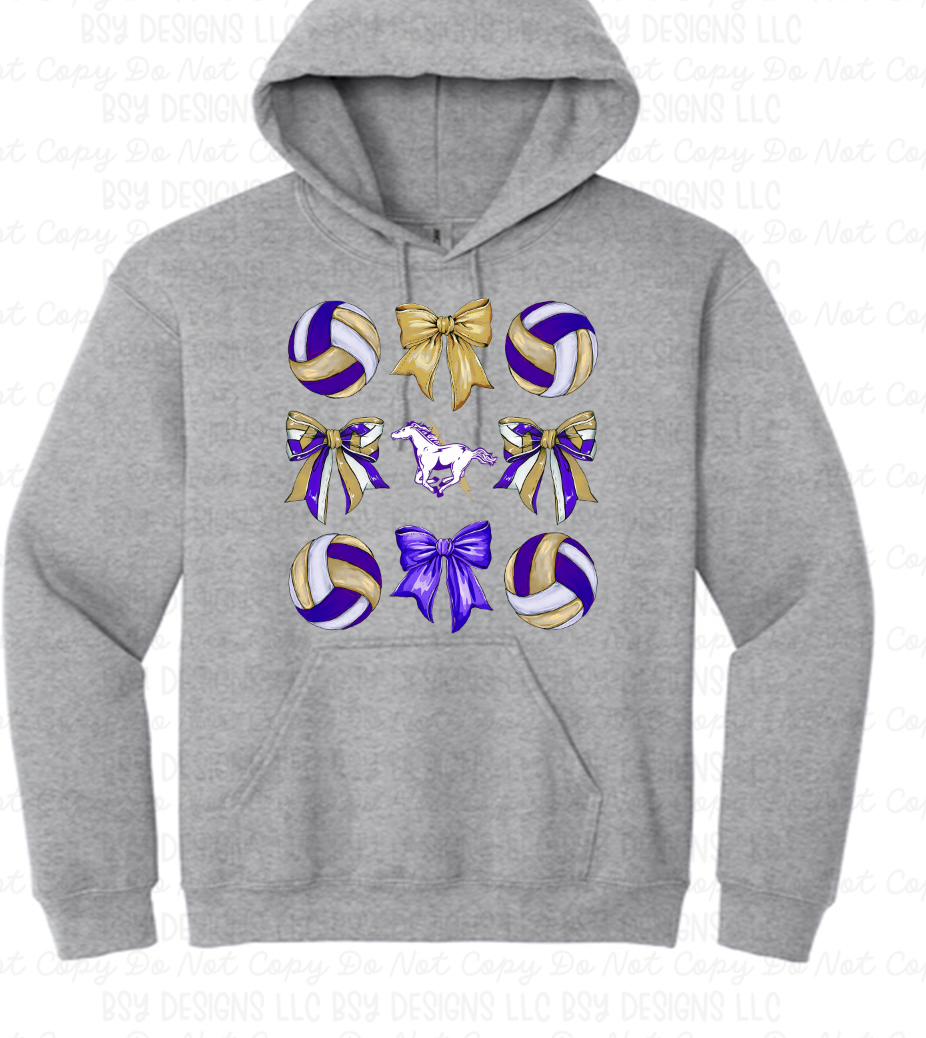 Sully Buttes Charger Volleyball Bows