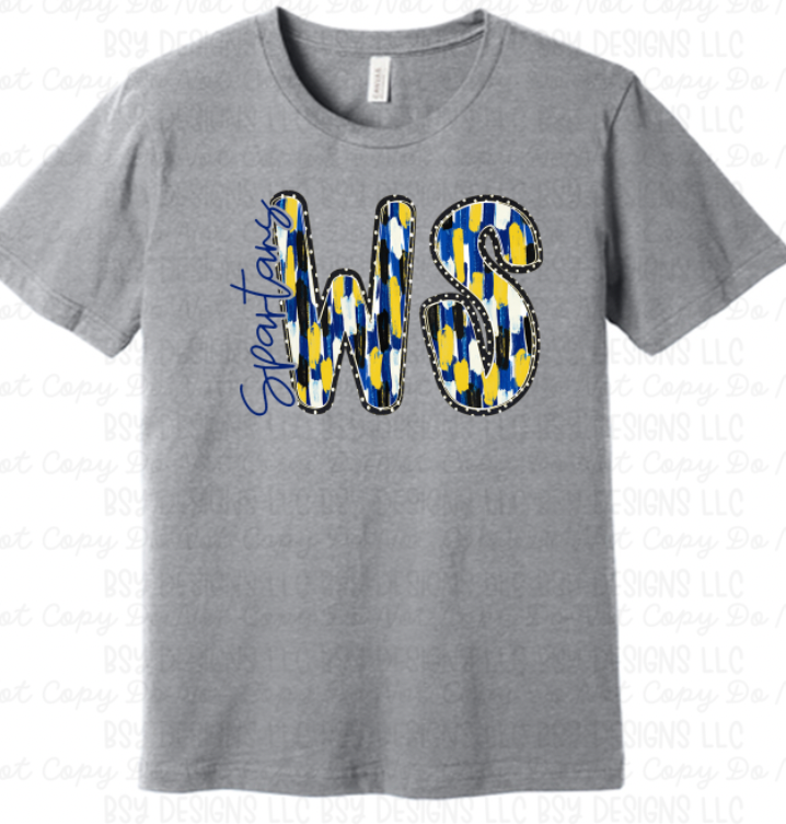 Wessington Springs Spartans stripe