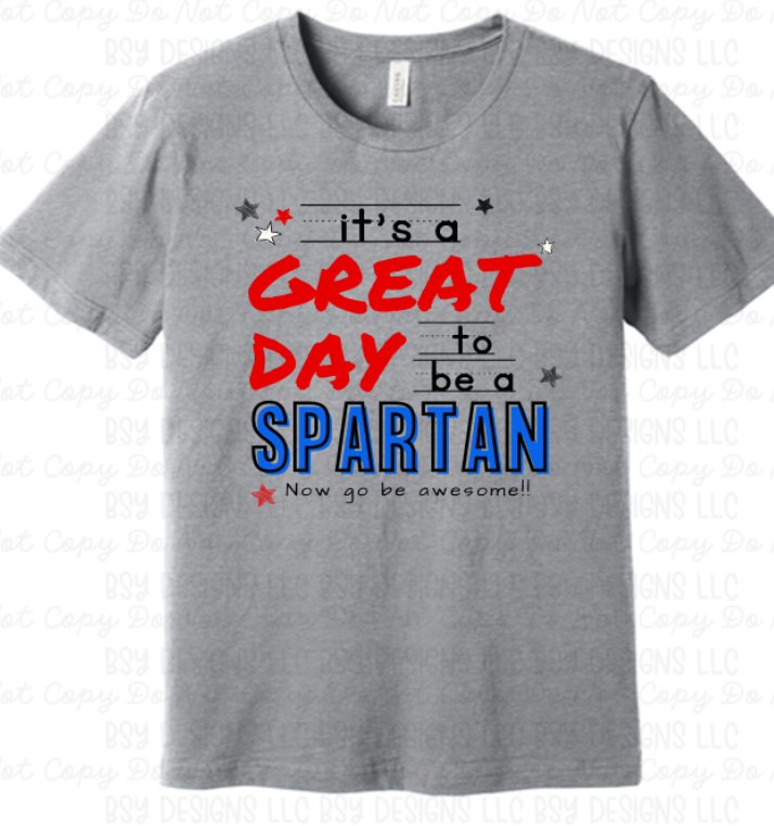 It's a great day to be a Spartan