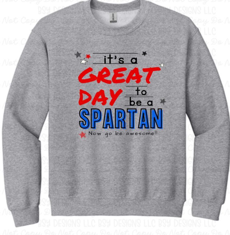 It's a great day to be a Spartan
