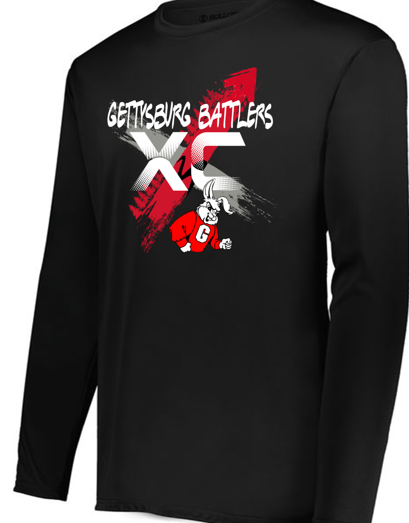 2025 Gettysburg Battlers XC team shirts