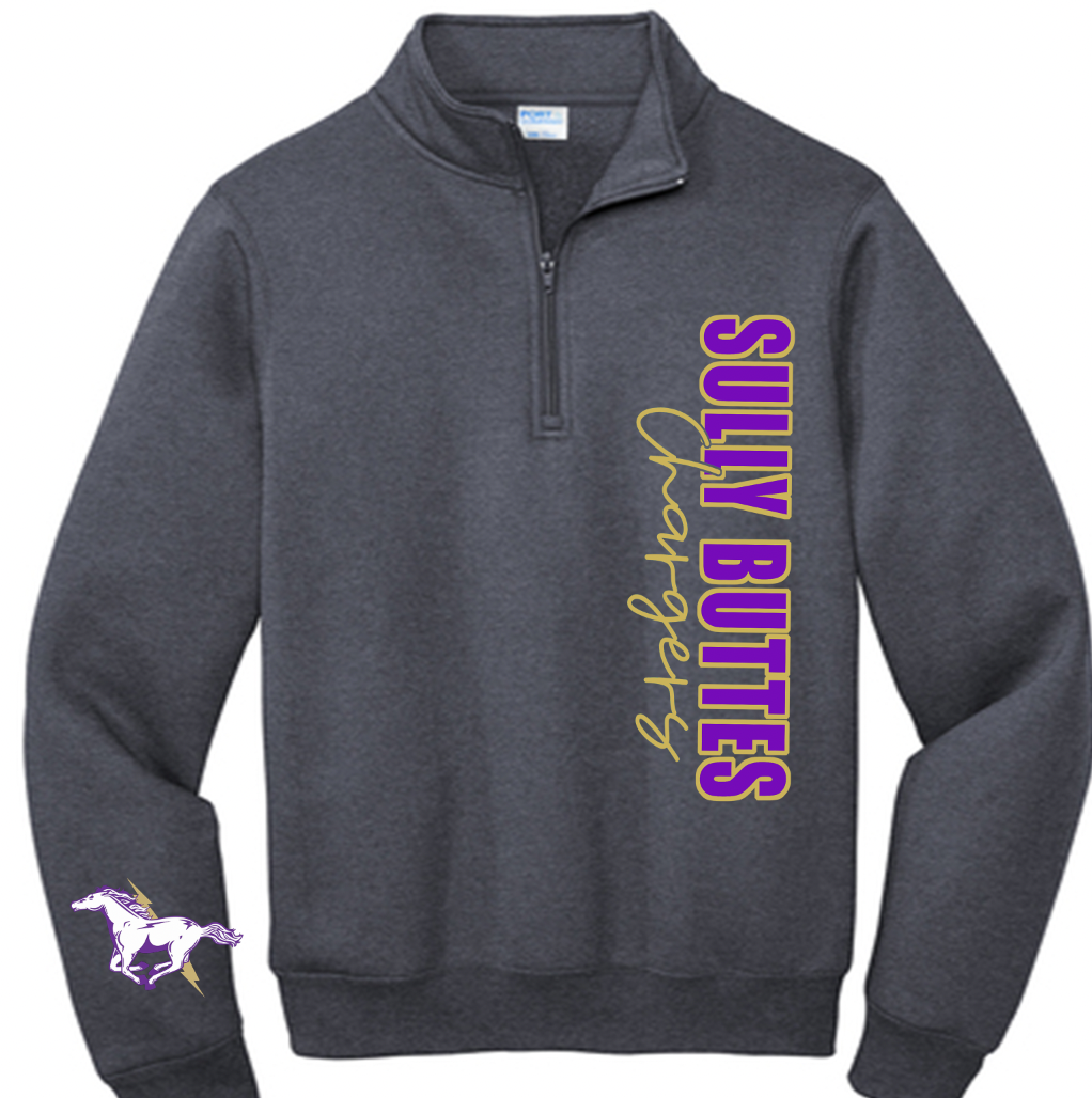 Sully Buttes Chargers 1/4 zip side design