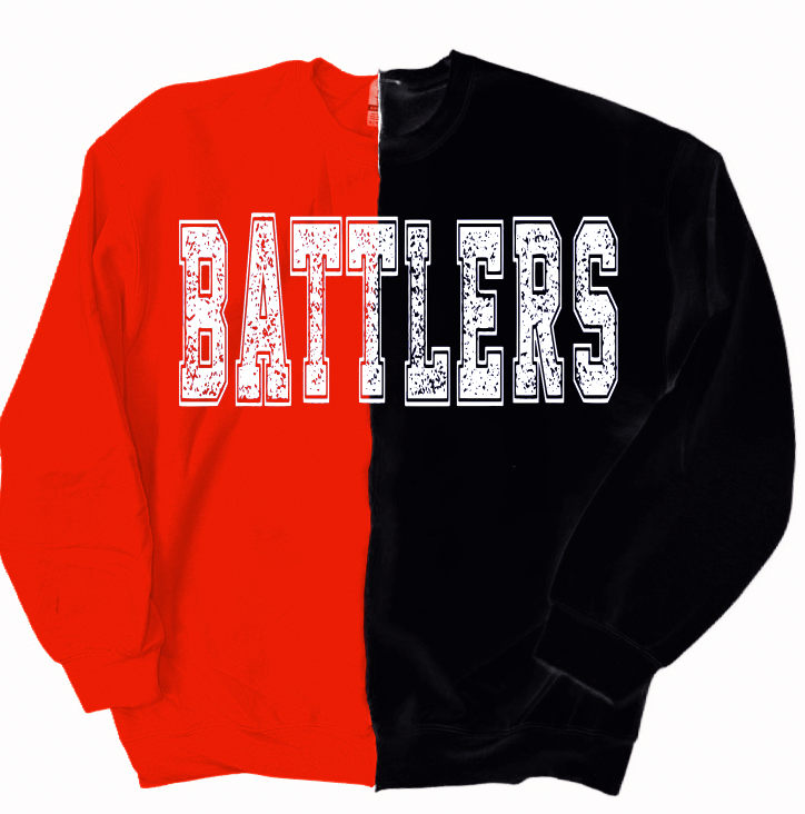 Battlers split sweatshirt