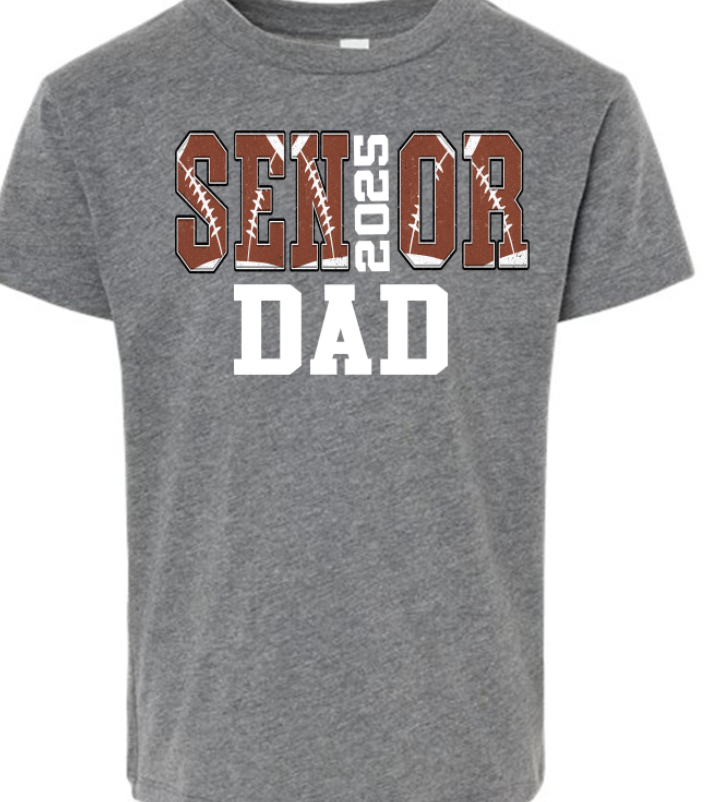Senior 2025 football dad