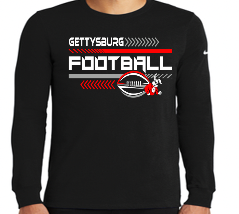 Gettysburg Battler football Nike