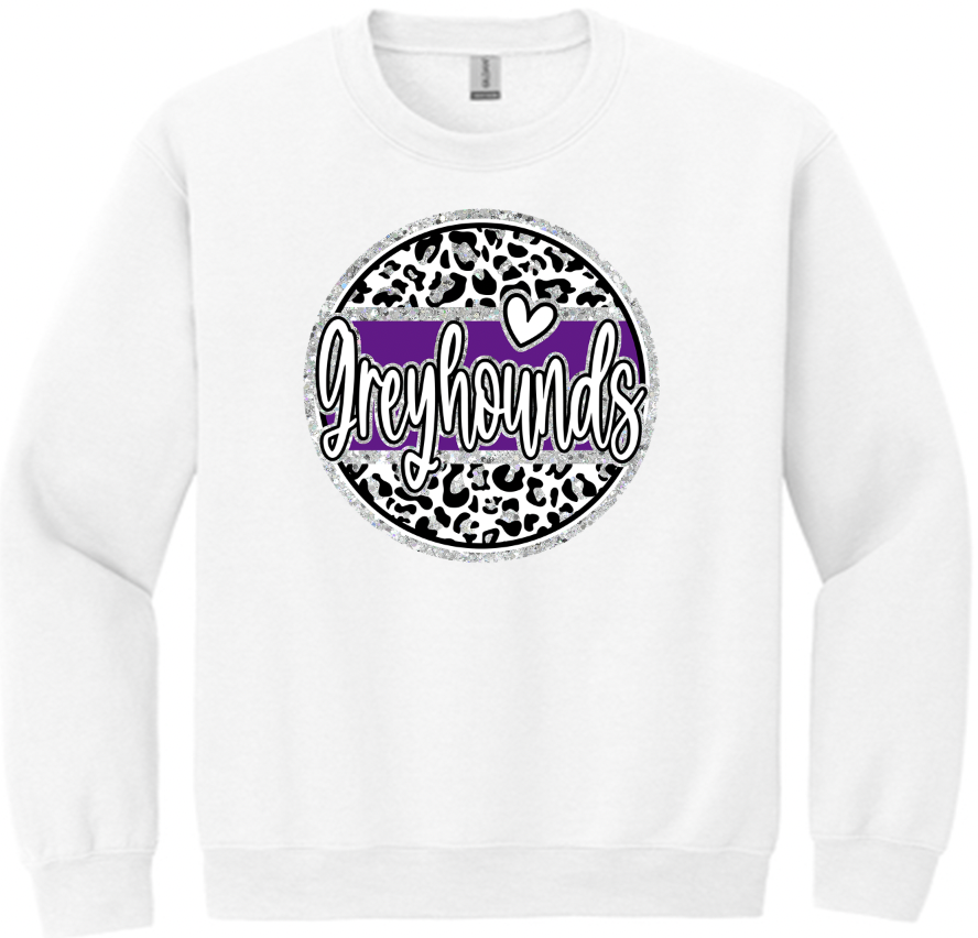 Hoven Greyhounds glitter circle