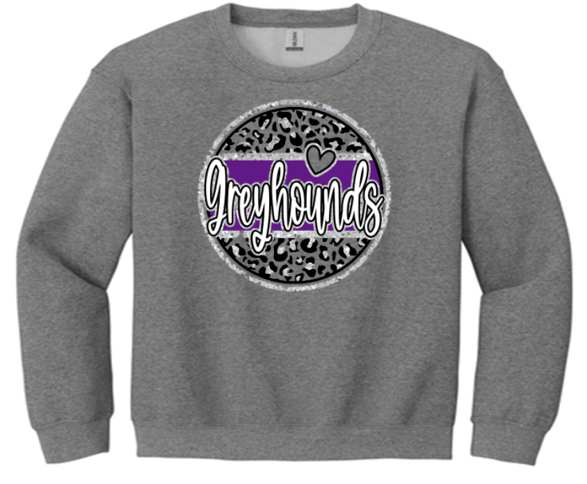 Hoven Greyhounds glitter circle