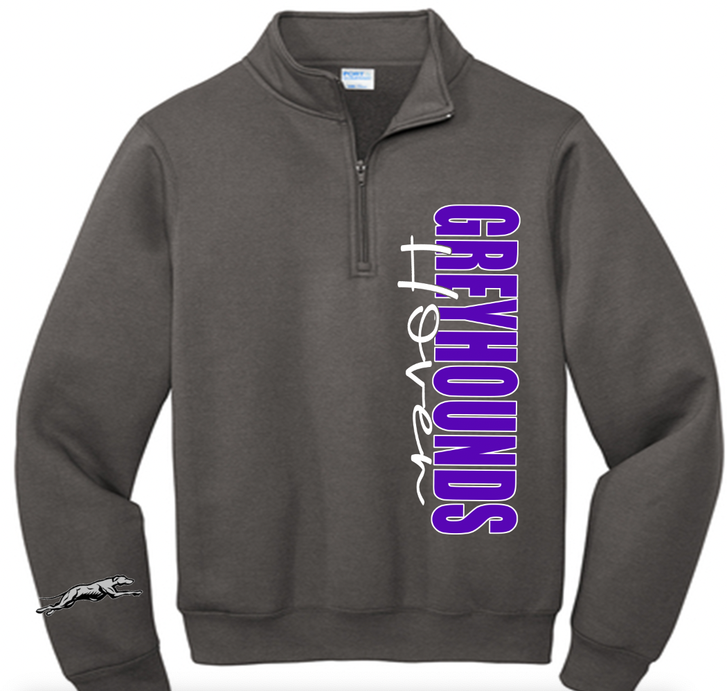 Hoven Greyhounds 1/4 zip side design