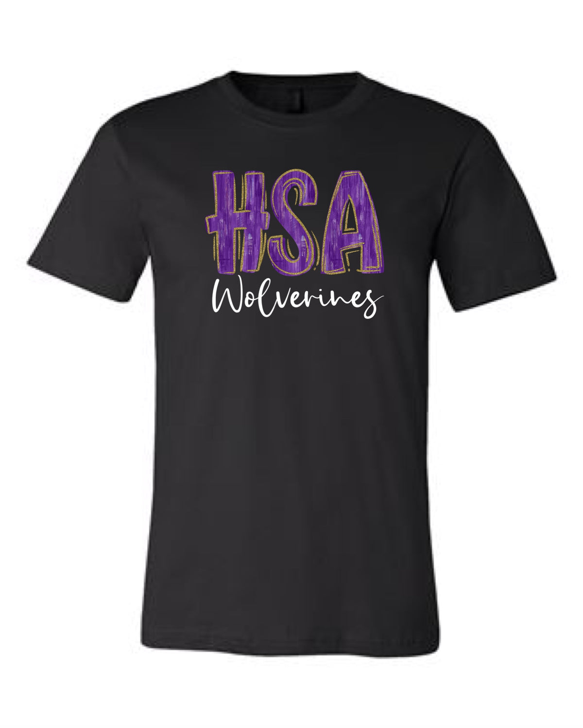 HSA Wolverines handwritten initials Youth/Toddler