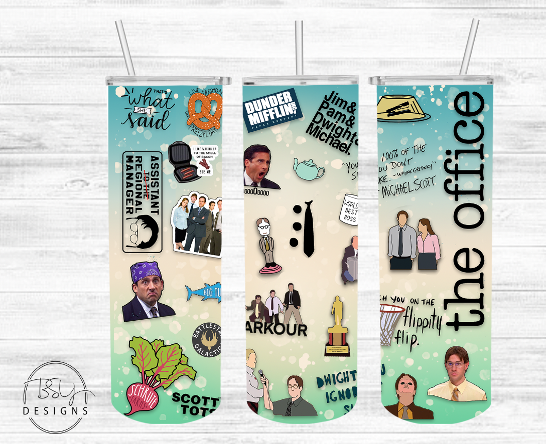 The Office inspired tumbler