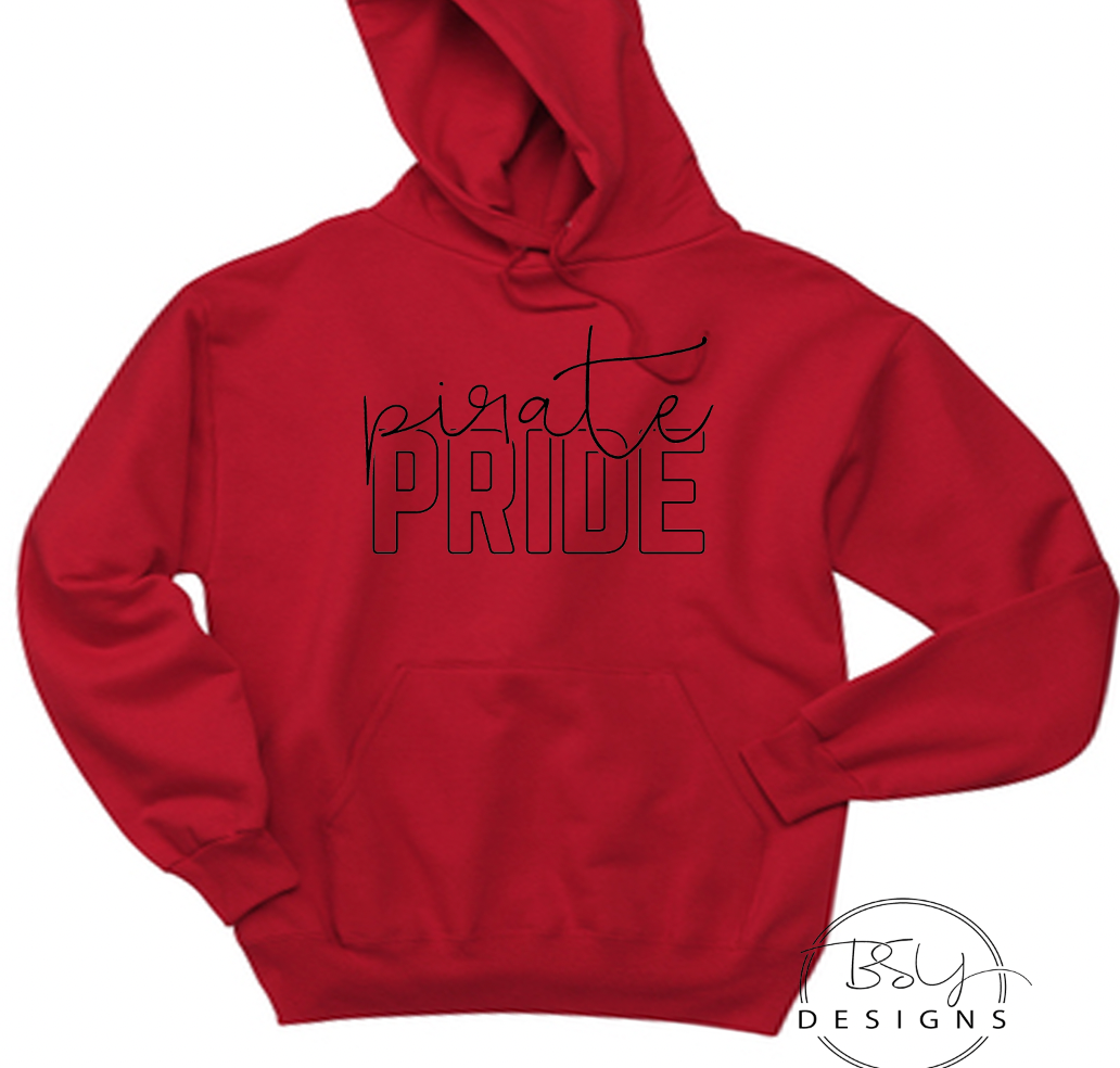 Pirate pride handwritten