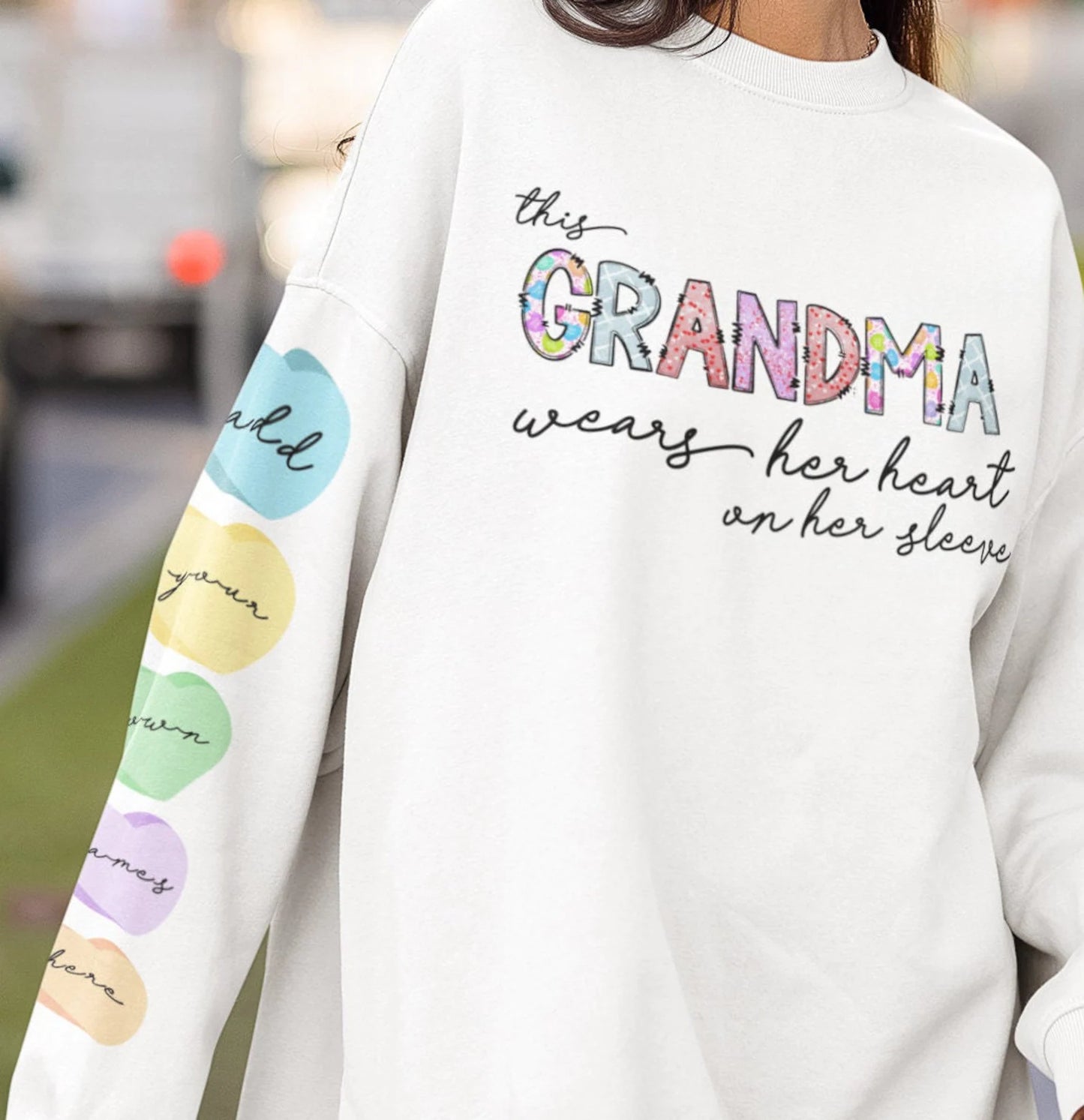 Candy hearts Mama/Auntie/Grandma/Dog Mom/Mimi/Granny