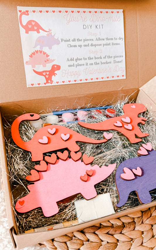 Dinosaur paint kit