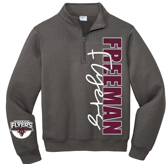 Freeman Flyers 1/4 zip side design