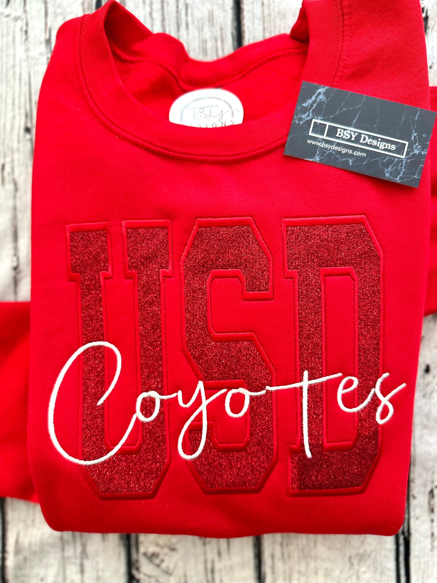 USD embroidered sweatshirt