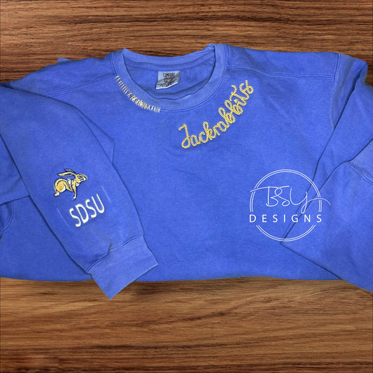 Jacks embroidered crewneck sweatshirt