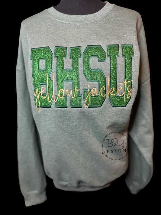 BHSU embroidered sweatshirt