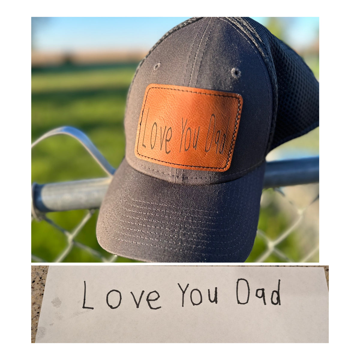 Cap Writing Design Custom laser engraved handwriting cap – BSY Designs