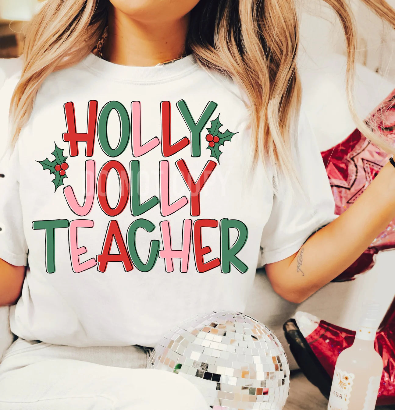 Holly Jolly teacher WC