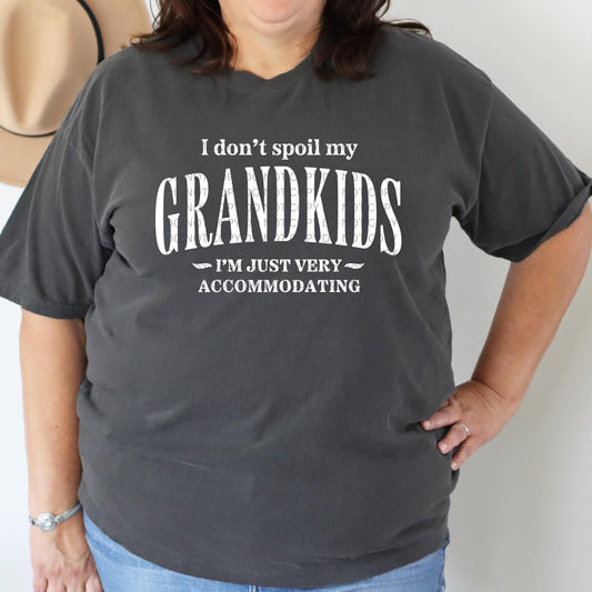 I don't spoil my grandkids I'm just very accommodating
