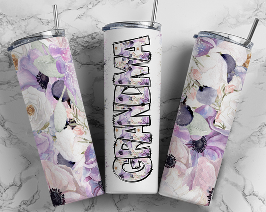 Grandma floral purple