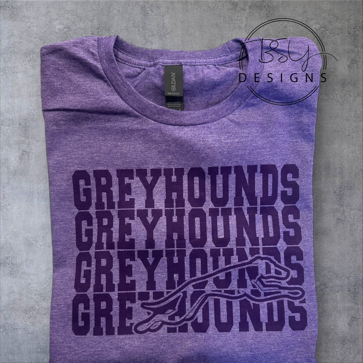 Greyhounds mascot repeat 64000 tee