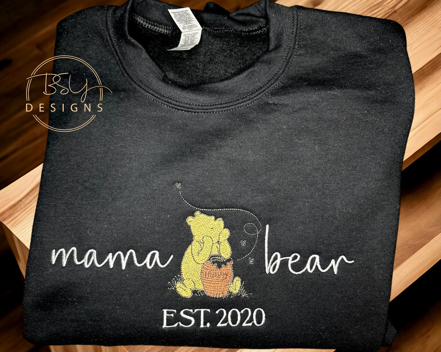 Mama bear embroidered sweatshirt