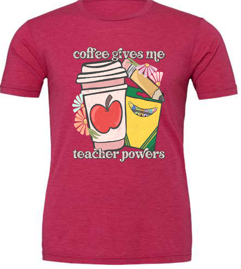 Coffee gives me teacher powers