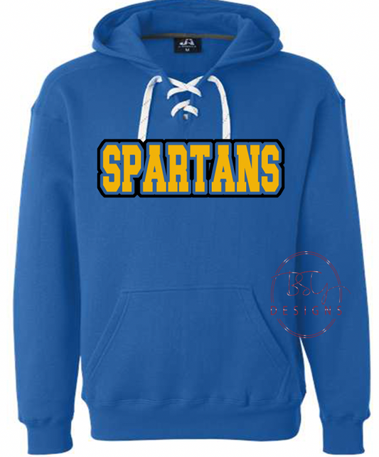 Spartans lace hoodie