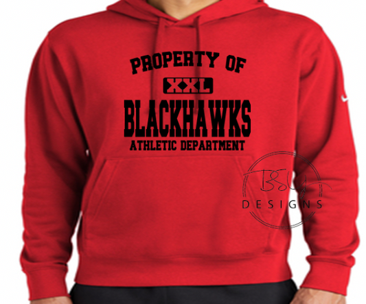 Nike Property of Blackhawks