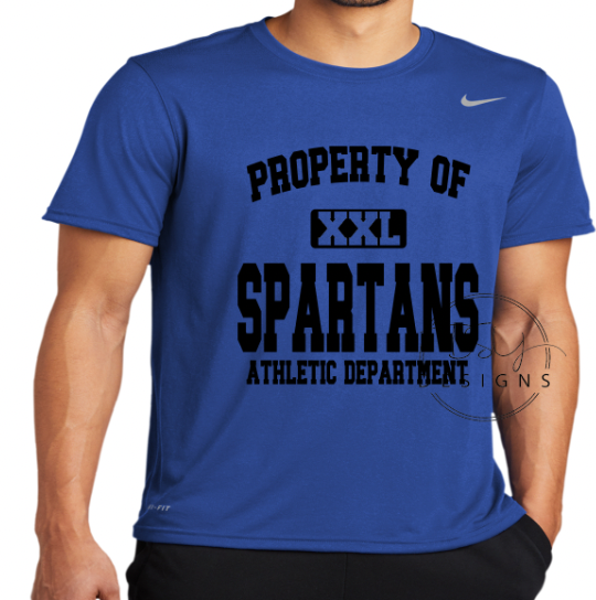 Nike Property of Spartans