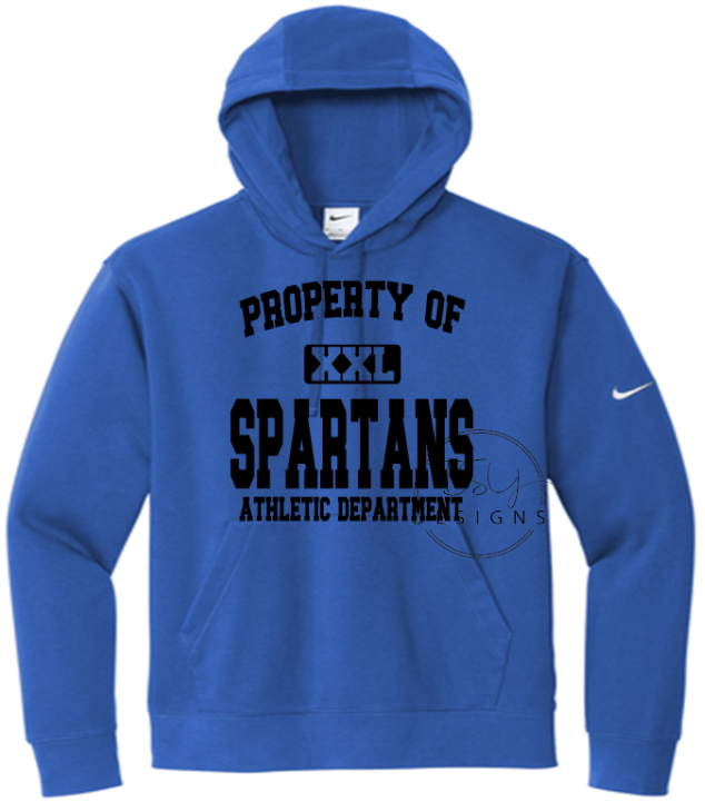 Nike Property of Spartans