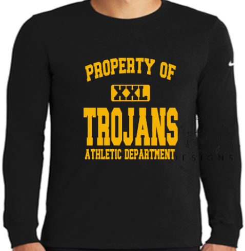 Nike Property of Trojans