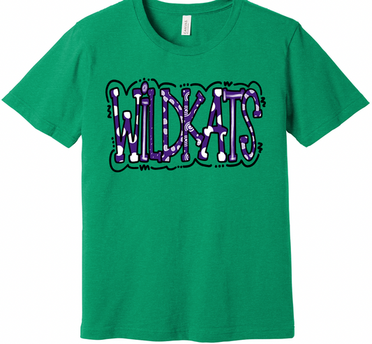 Wildkats handwritten youth/toddler tee