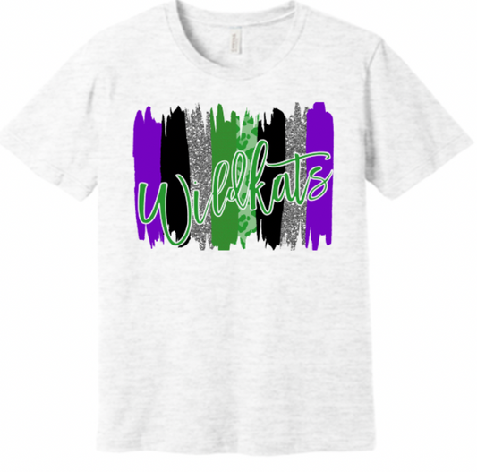 Wildkats brushstroke youth/toddler tee