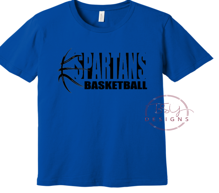 Spartans basketball cut out