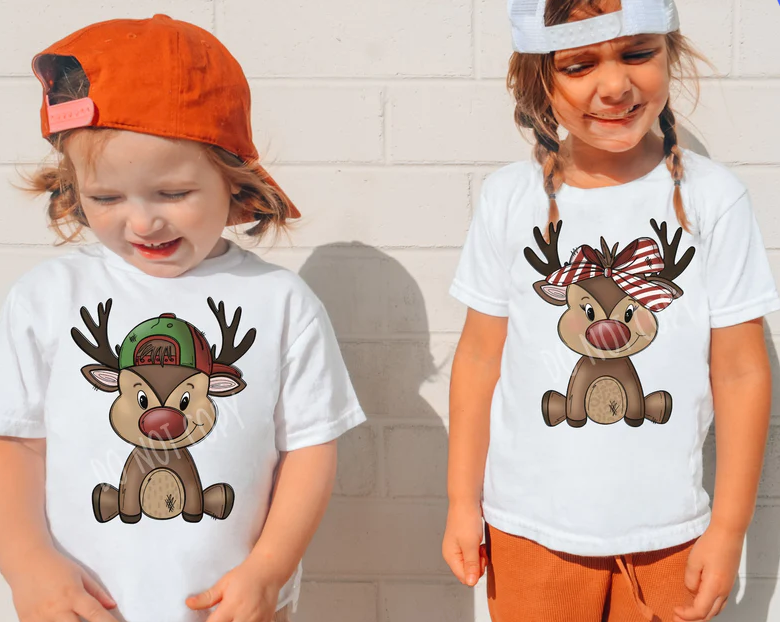 Boy & girl reindeer Youth/Toddler